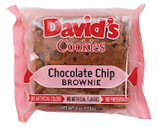David's Chocolate-Chocolate Chip Brownie