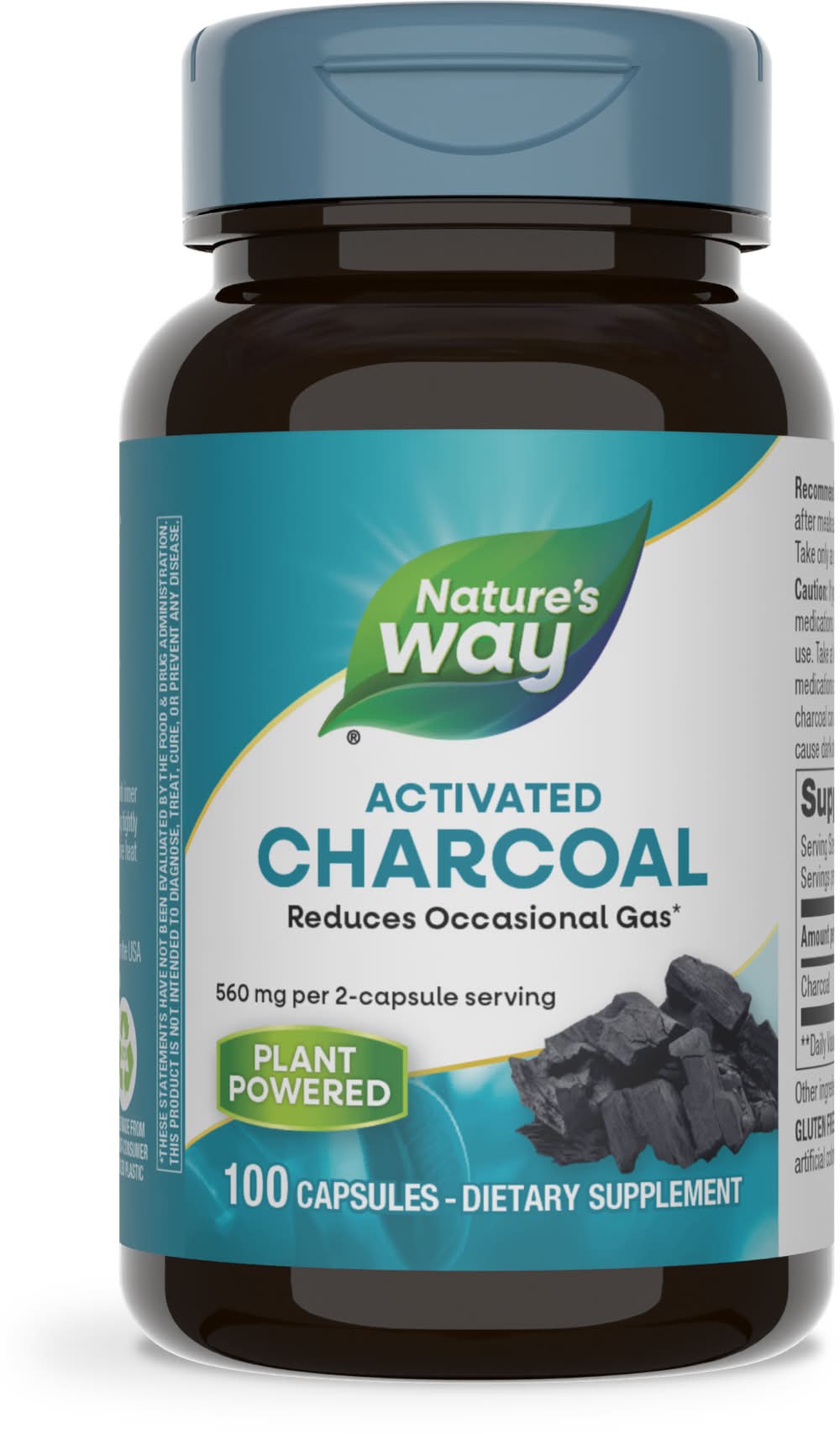 Nature's Way High Adsorbency Activated Charcoal (3.2 oz)