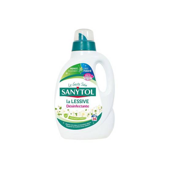 Lessive liquide désinfectante Sanytol 1,7l
