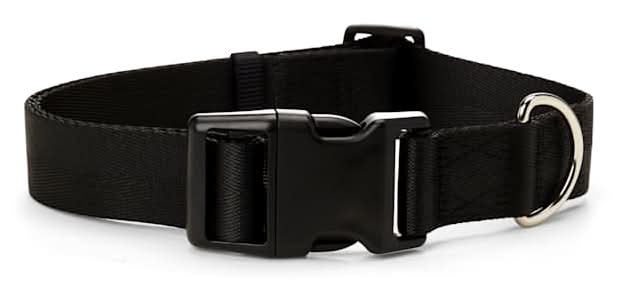 Youly Adjustable Dog Collar, Medium, Black