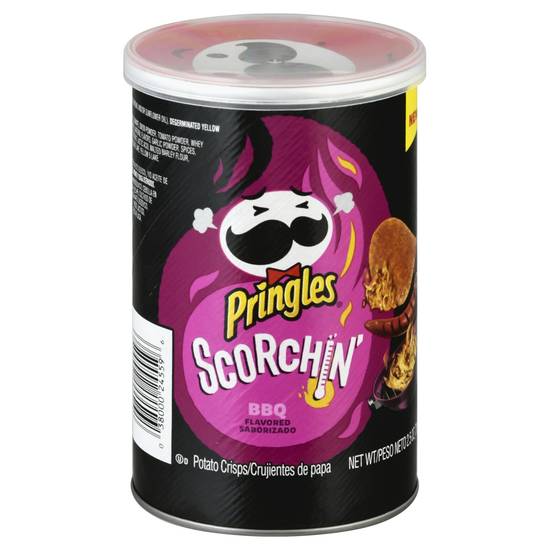 Pringles Scorchin' Bbq Flavored Potato Crisps (2.5 oz)