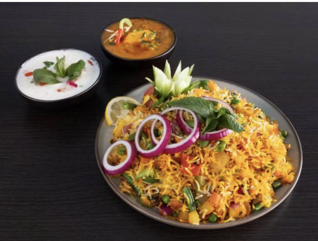 Menu biryani mixte