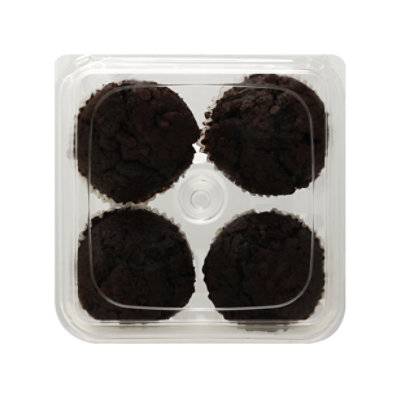 Signature Select Double Chocolate Muffins 4 Count - Each
