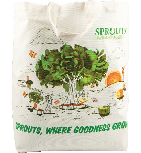 Sprouts Where Goodness Grows Reusable Bag