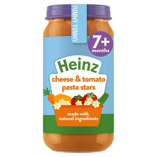 Heinz By Nature Cheese and Tomato Pasta Stars 7+ Months