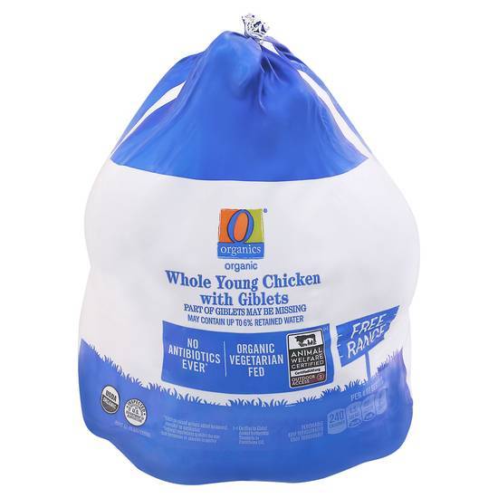 Organic Whole Young Chicken with Giblets