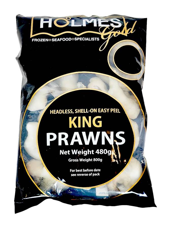 Holmes Headless Shell on Easy Peel King Prawns (480g)