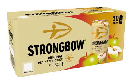 Strongbow Original, Dry Apple Cider (10 x 440ml)