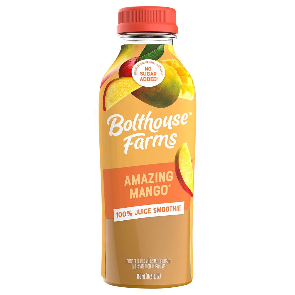 Bolthouse Farms Amazing Mango 100% Fruit Juice Smoothie (15.2 fl oz)