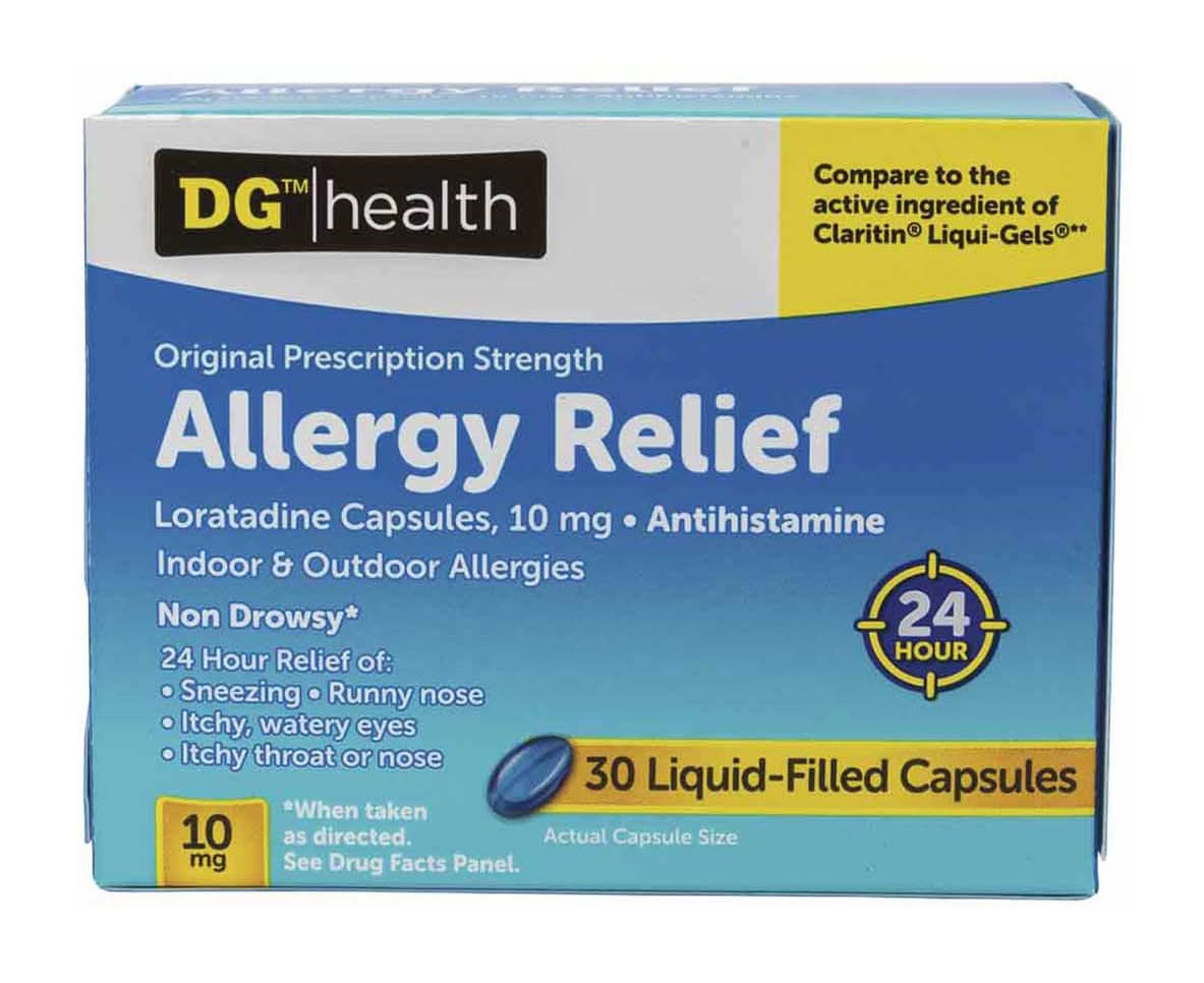 Dg Health Allergy Relief Tablets 30 Ct