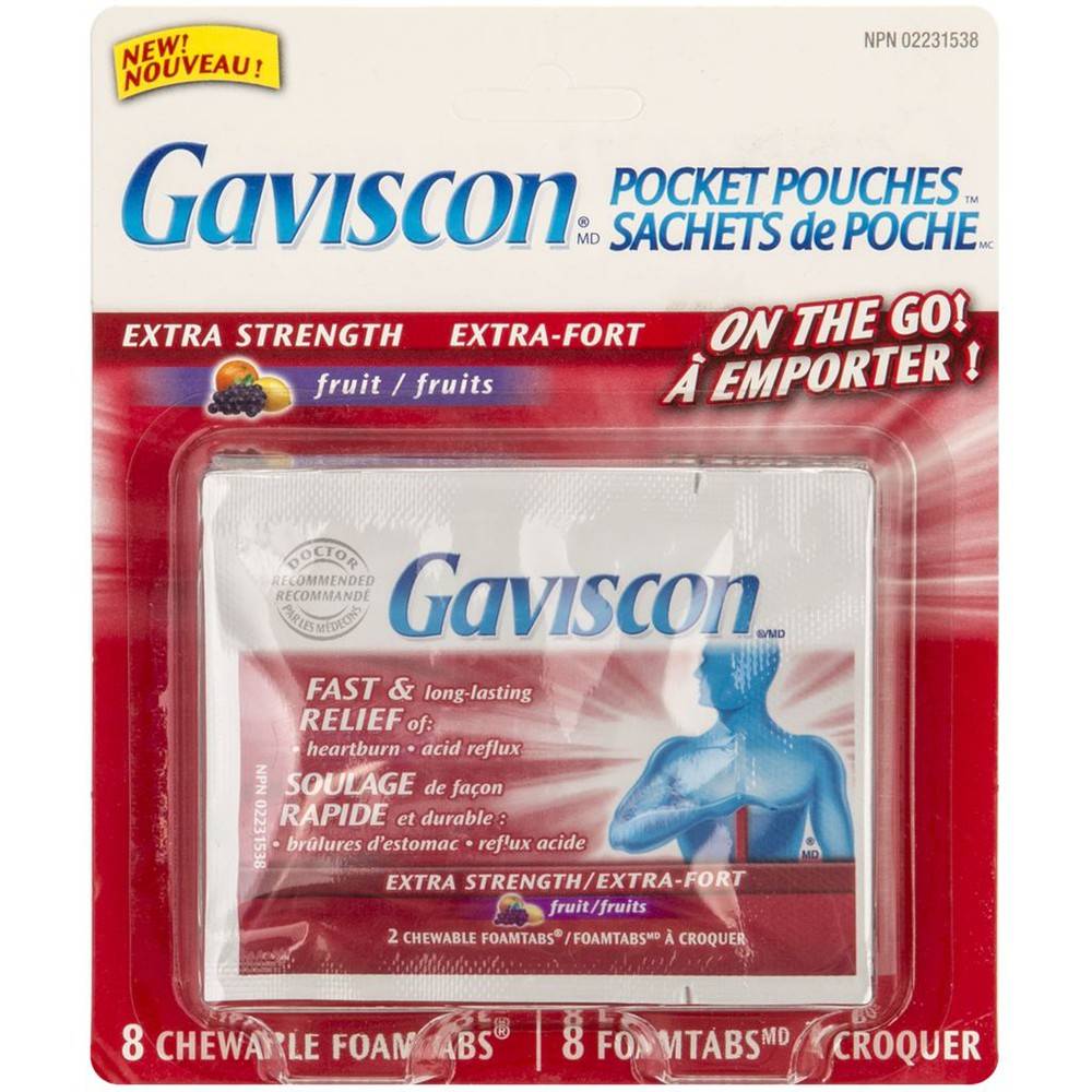 Gaviscon Pocket Pouches (8 ea)