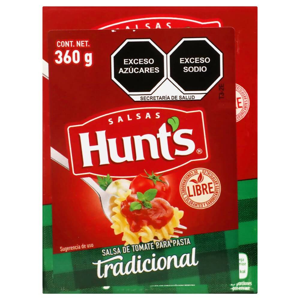 Hunt's salsa de tomate tradicional (caja 360 g)