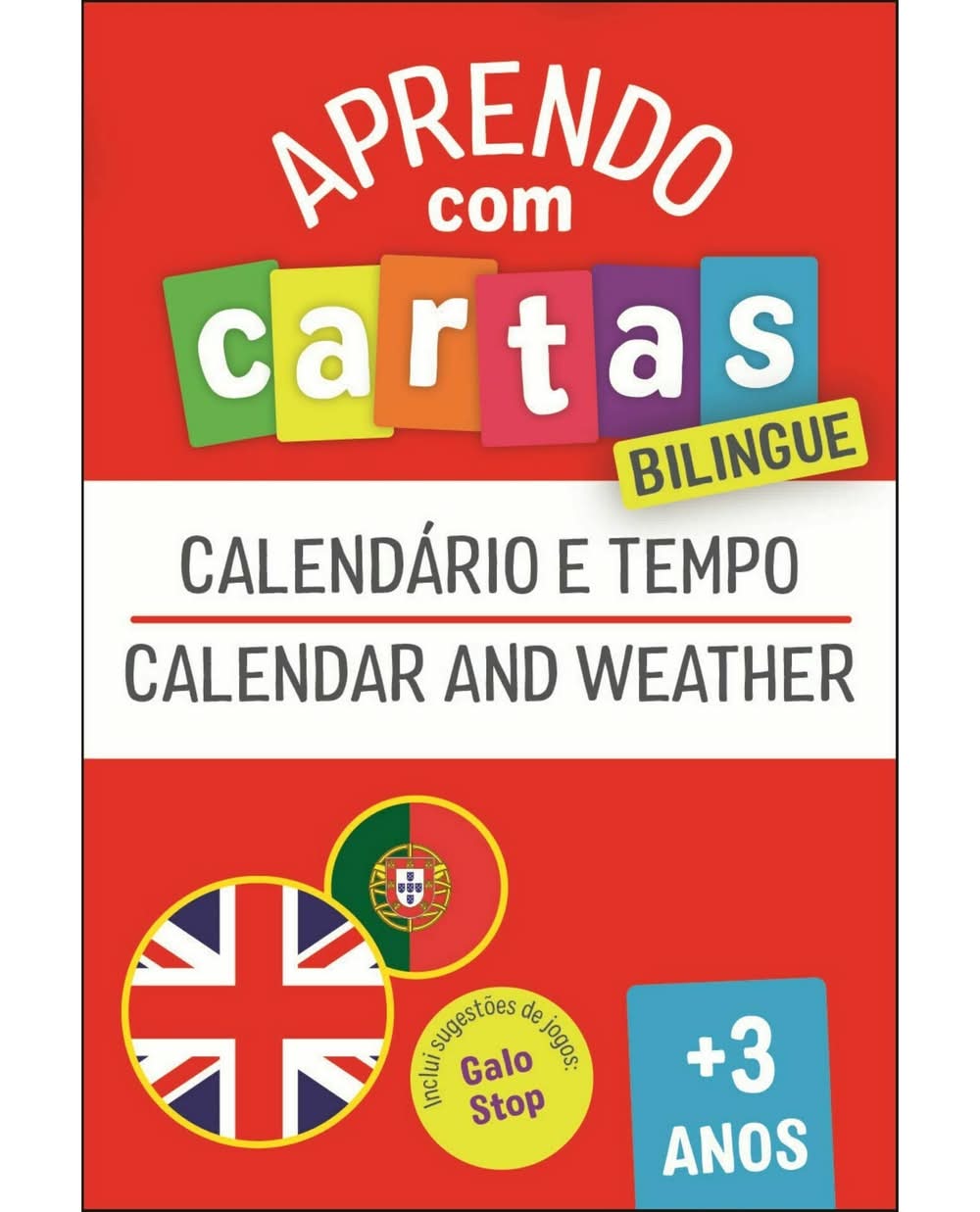 Aprendo com Cartas: Bilingue - Calendário e Tempo +3 Anos