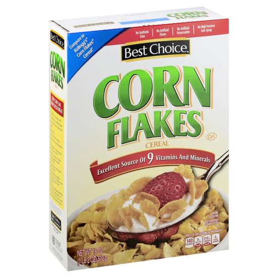Best Choice Corn Flakes Cereal (18 oz)