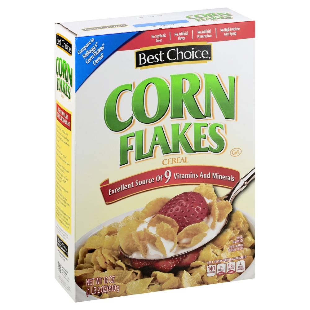 Best Choice Corn Flakes Cereal (1.12 lbs)