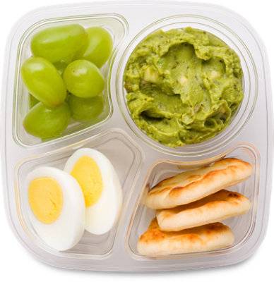 Ready Meals Breakfast Quad With Guacamole Hard Boiled Egg