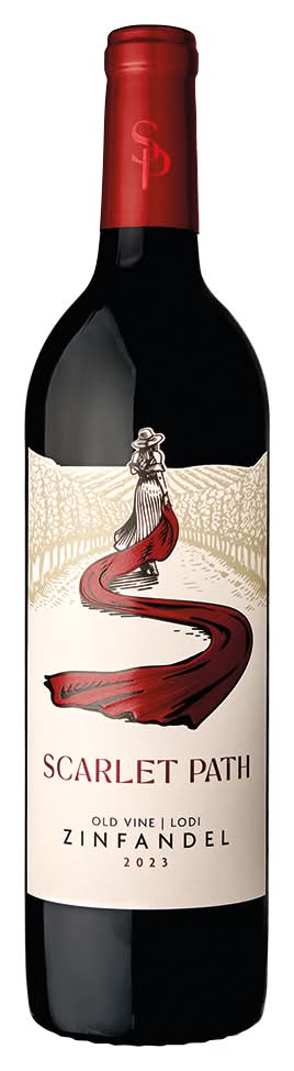 Scarlet Path Lodi Old Vine Zinfandel Wine, 2023 (750 ml)