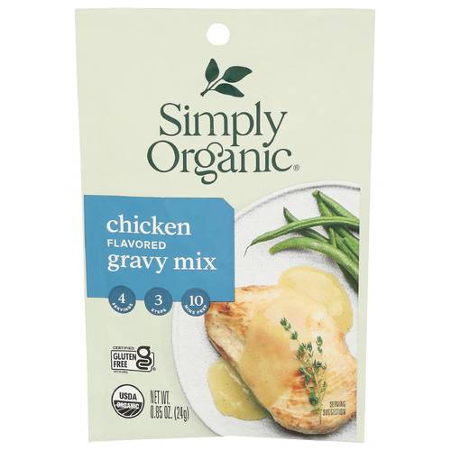 Simply Organic Roasted Chicken Gravy Mix