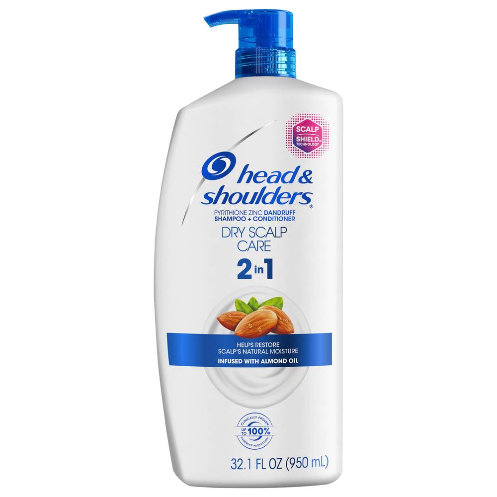 Head & Shoulders Dry Scalp Care Dandruff Shampoo + Conditioner (32.1 fl oz)