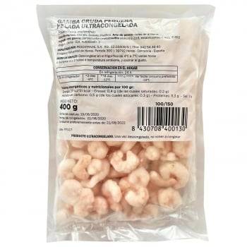 Gamba cruda pequeña pelada Pescatrade 400 g