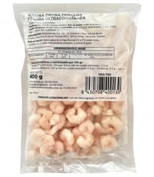 Gamba cruda pequeña pelada Pescatrade 400 g