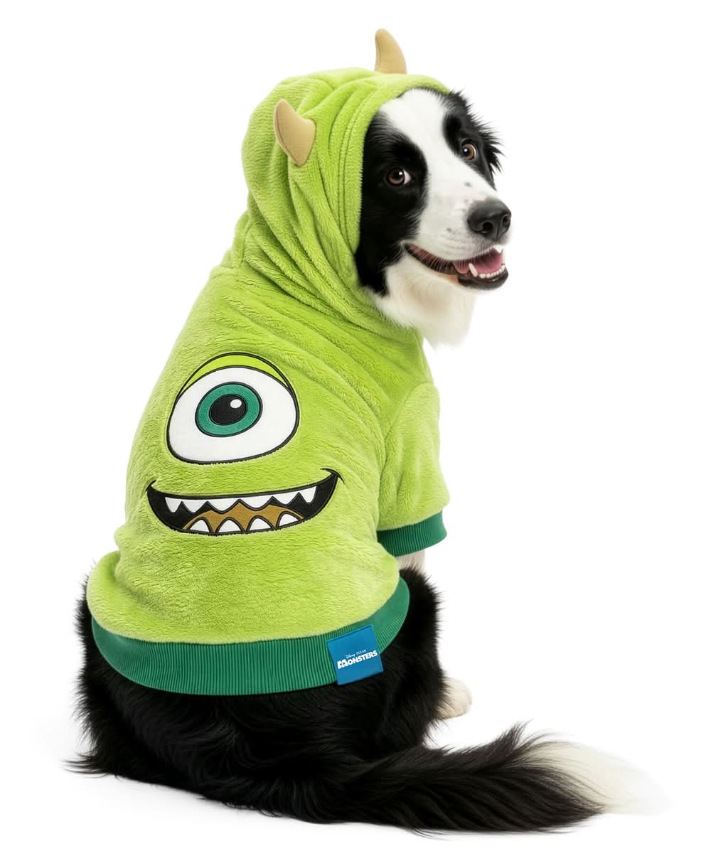 Disney Pixar Monsters, Inc. Mike Costume Hoodie for Dogs (Color: Multi Color, Size: X Large)