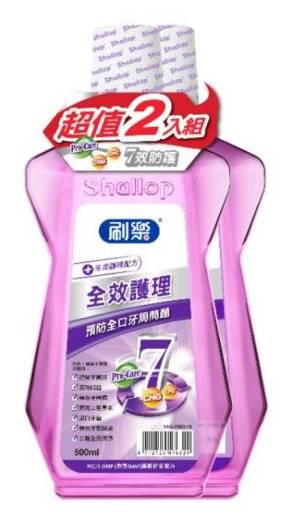 刷樂 全效護理漱口水超值組 500ml 2入 #151247