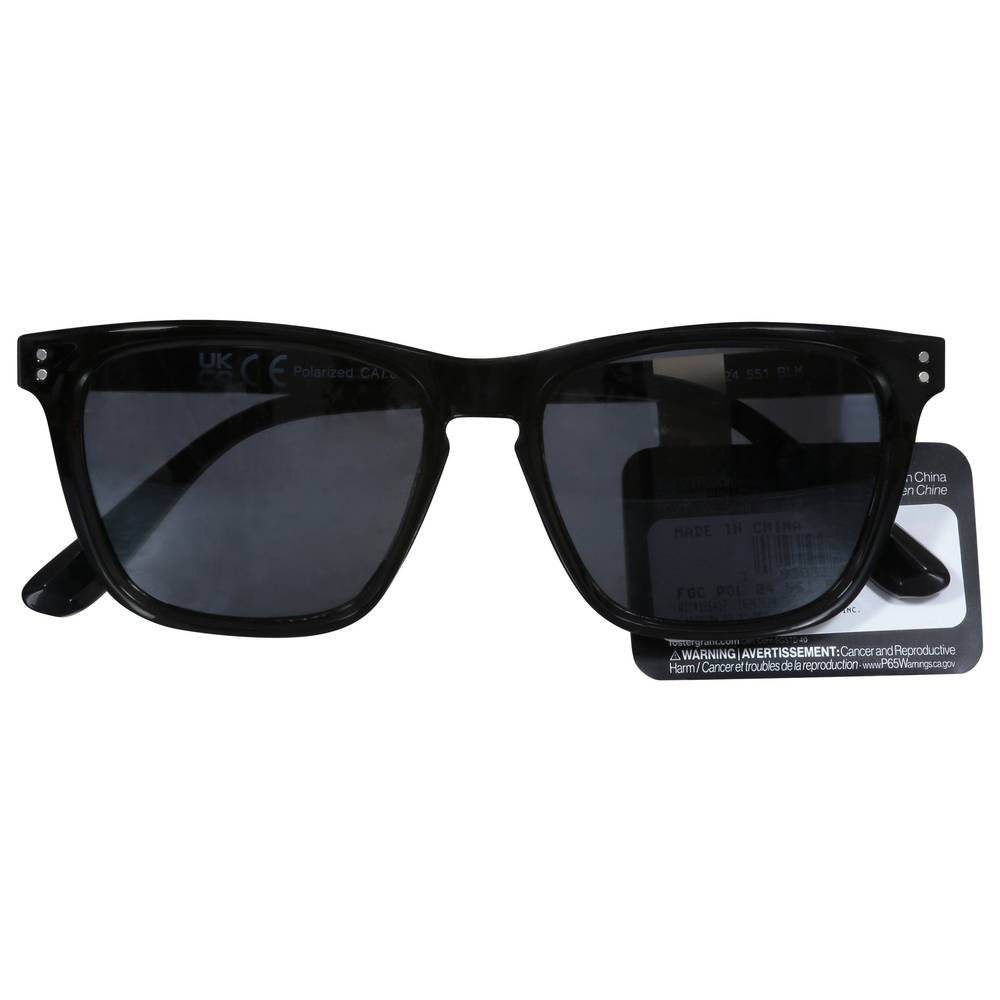 Foster Grant Polarized Classics Sunglasses, Black