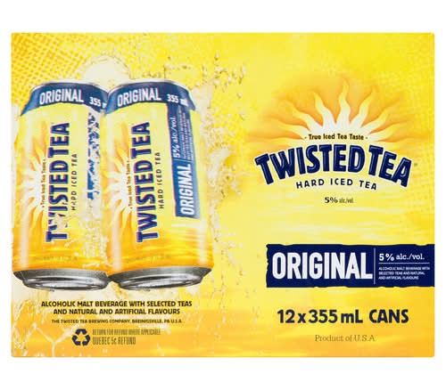 Twisted Tea Original Hard Iced Tea (12 x 355 ml)