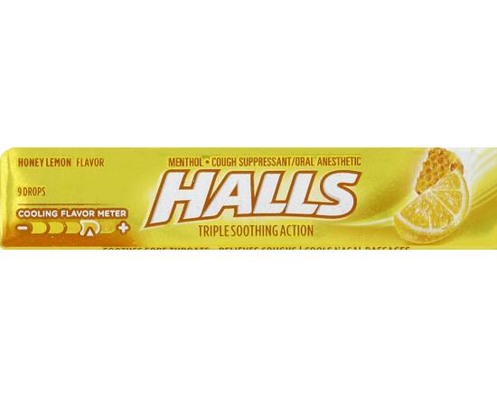 Halls · Honey Lemon Flavor (9 ct)