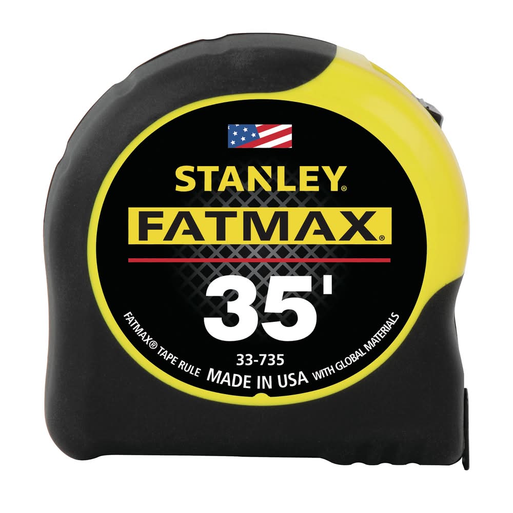 Stanley Fatmax 35 Ft. L X 1.25 In. W Compact Wide Blade Tape Measure 1 Pk