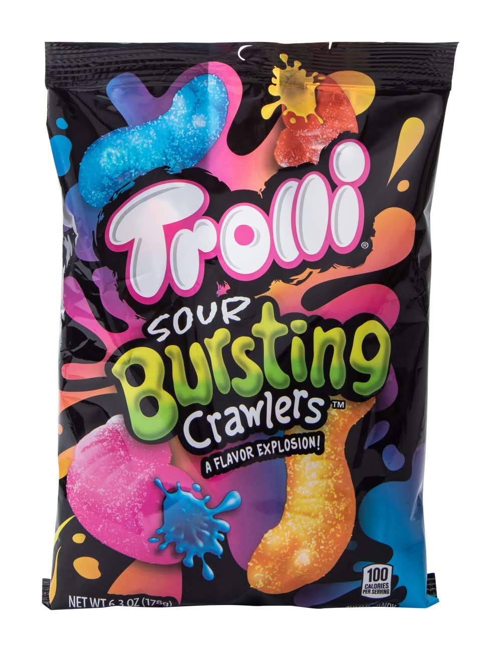Trolli® Sour Bursting Crawlers™ Flavor Explosion Gummi Candy 6.3oz