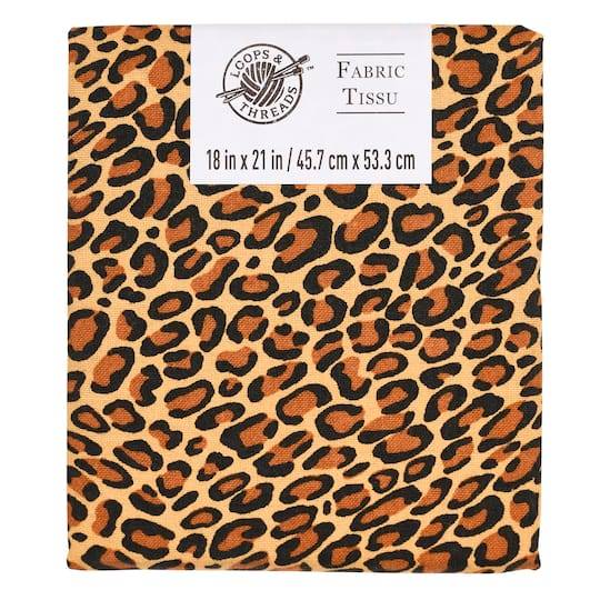 Leopard Print Cotton Fabric By Loops & Threads