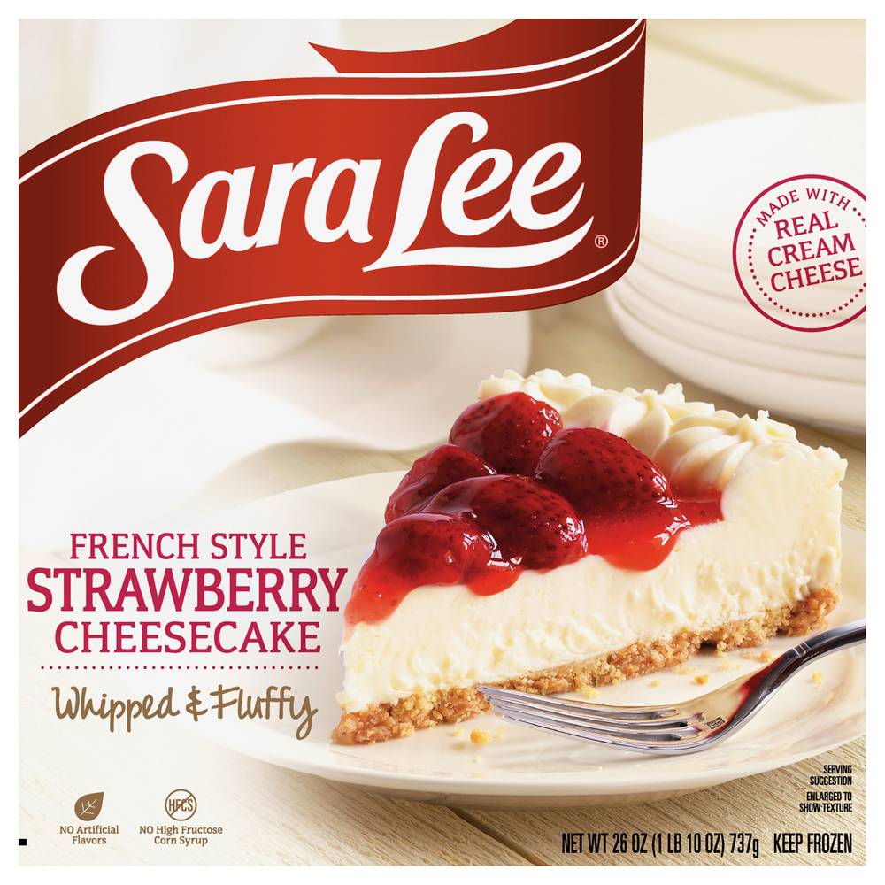 Sara Lee Whipped & Fluffy French Style Strawberry Cheese Cake