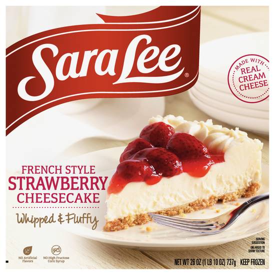 Sara Lee Whipped & Fluffy French Style Strawberry Cheese Cake
