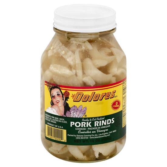 Dolores Pickled Pork Rinds (15 oz)