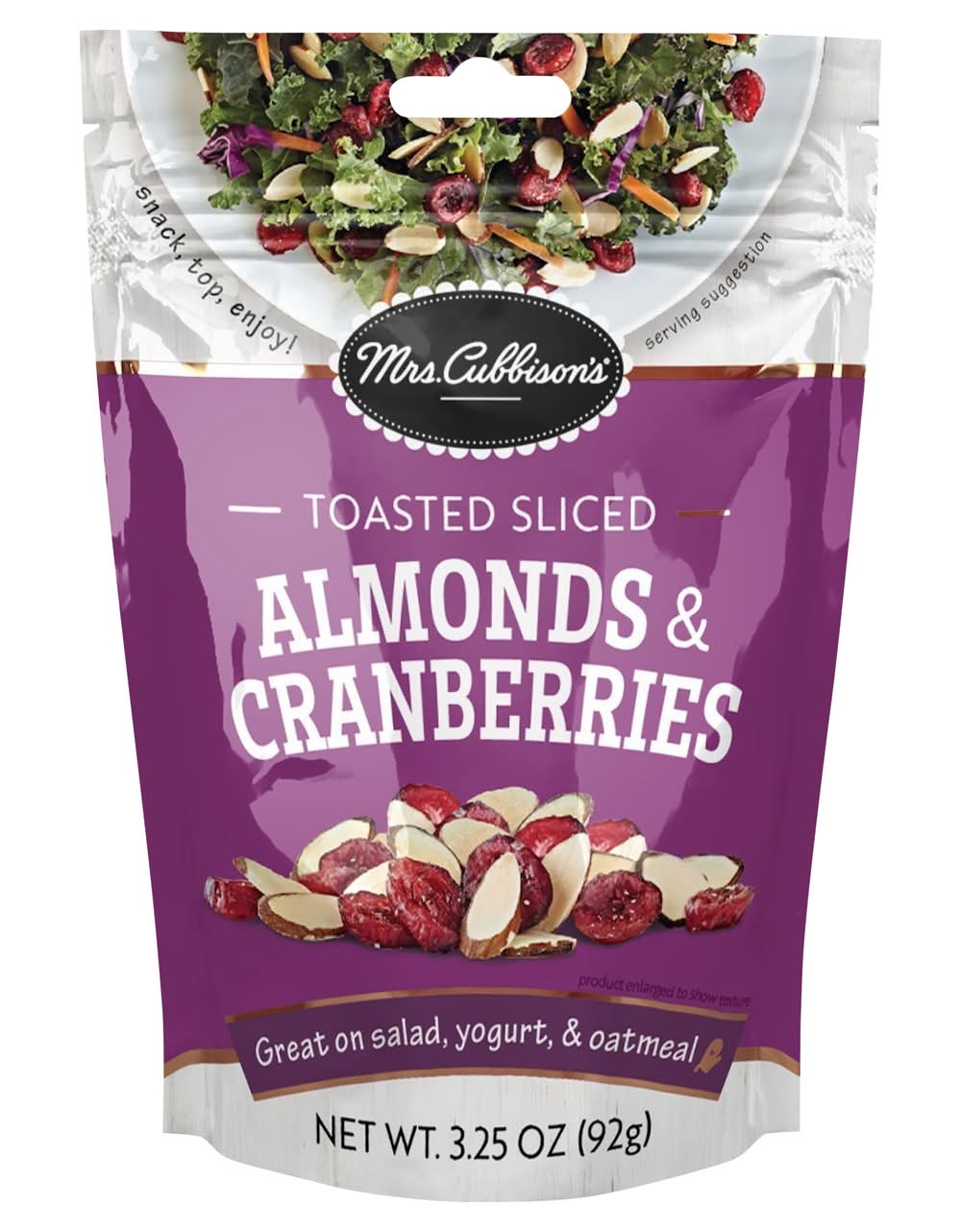 Mrs Cubbison Toasted & Sliced Almonds & Cranberries (3.2 oz)