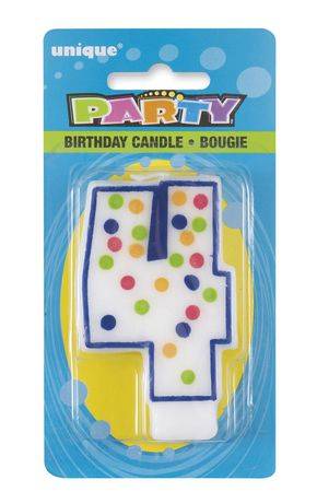 Party-Eh! Birthday Candle #4 (1 unit)