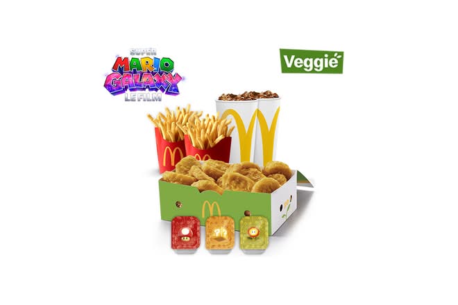 20 VEGGIE McPLANT® NUGGETS SAUCES POWER-UP