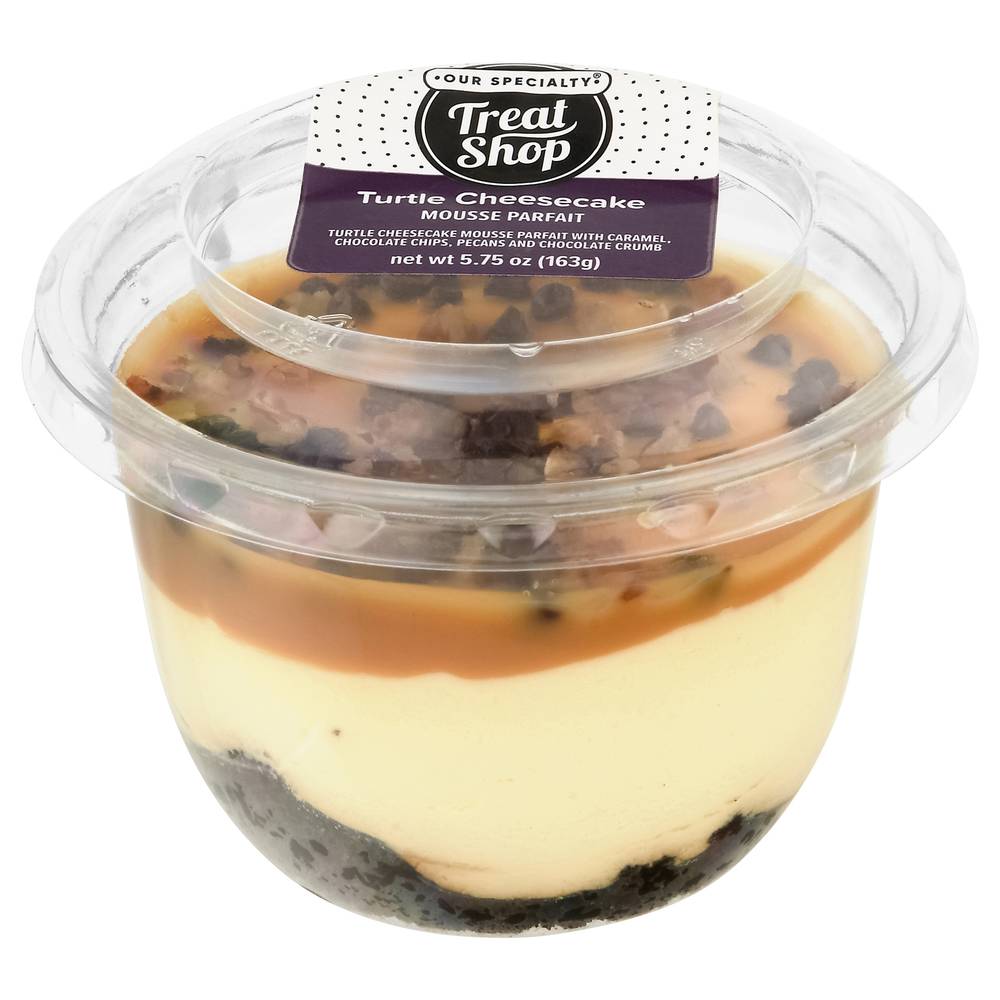 Turtle Cheesecake Mouse Parfait