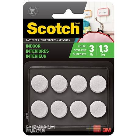 Scotch Multi-Purpose Fasteners 5/8 Inch (16 ct)