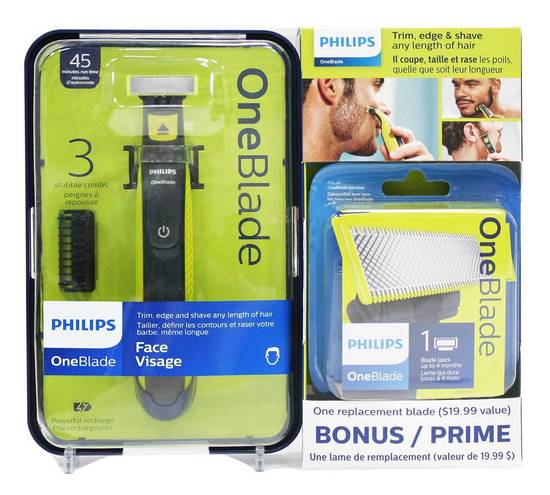 Philips Oneblade Trimmer & Shaver Bonus pack (1 kit), Delivery Near You