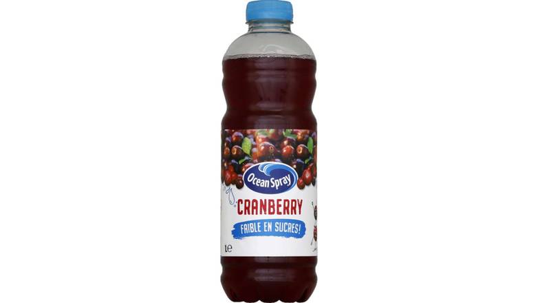 Ocean Spray Cranberry light sans sucres ajoutes La bouteille de 1l