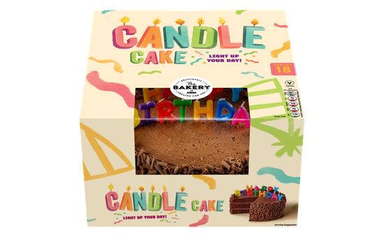 Asda The Bakery Candle Cake
