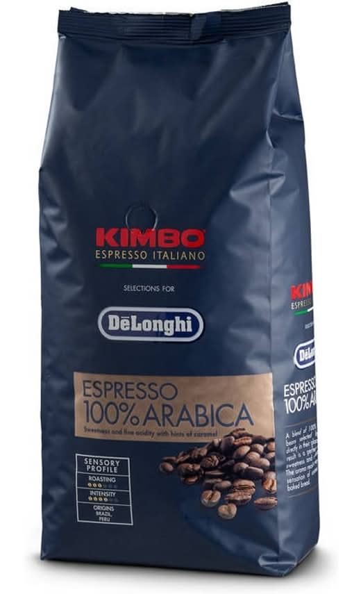 Café em Grão KIMBO De'Longhi 100% Arábica DLSC613 (1 kg)