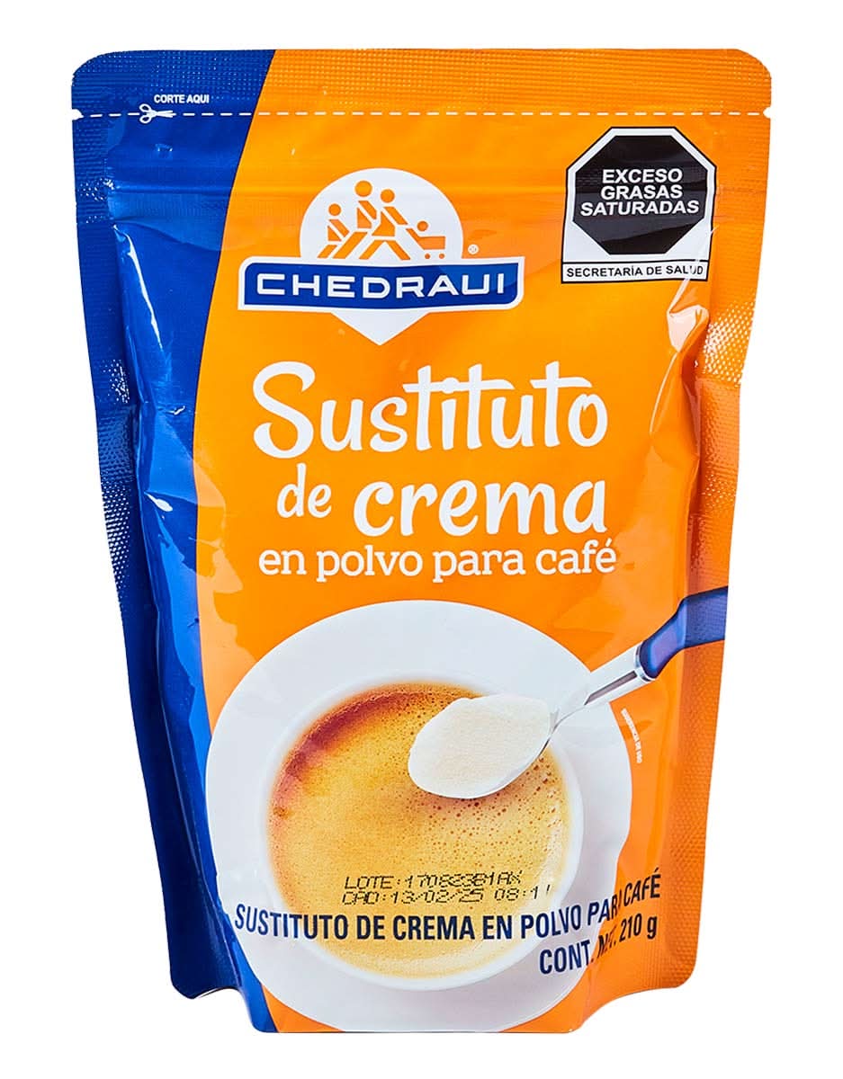 Chedraui · Sustituto de crema en polvo para café (210 g)