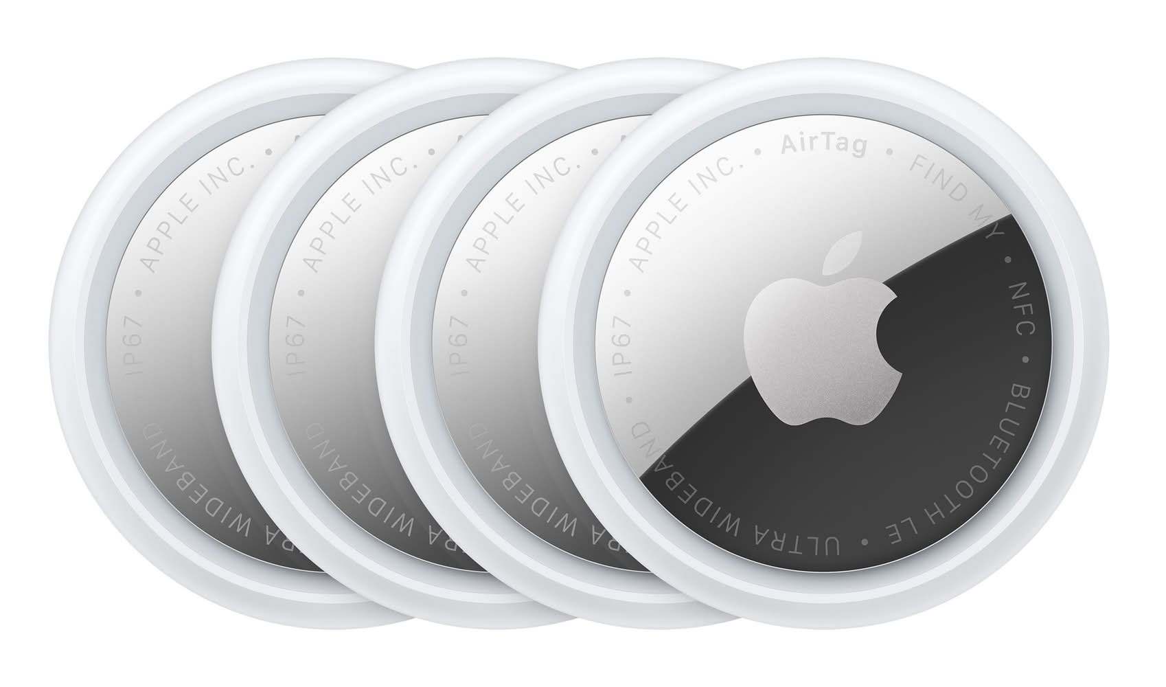 Apple Airtag 2 Géneration - Paquet De 4 / Apple Airtag 2Nd Generation - 4-Pack