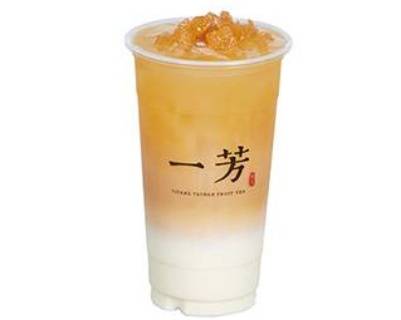 Pineapple Oat Milk Green Tea Latte 鳳梨燕麥奶綠