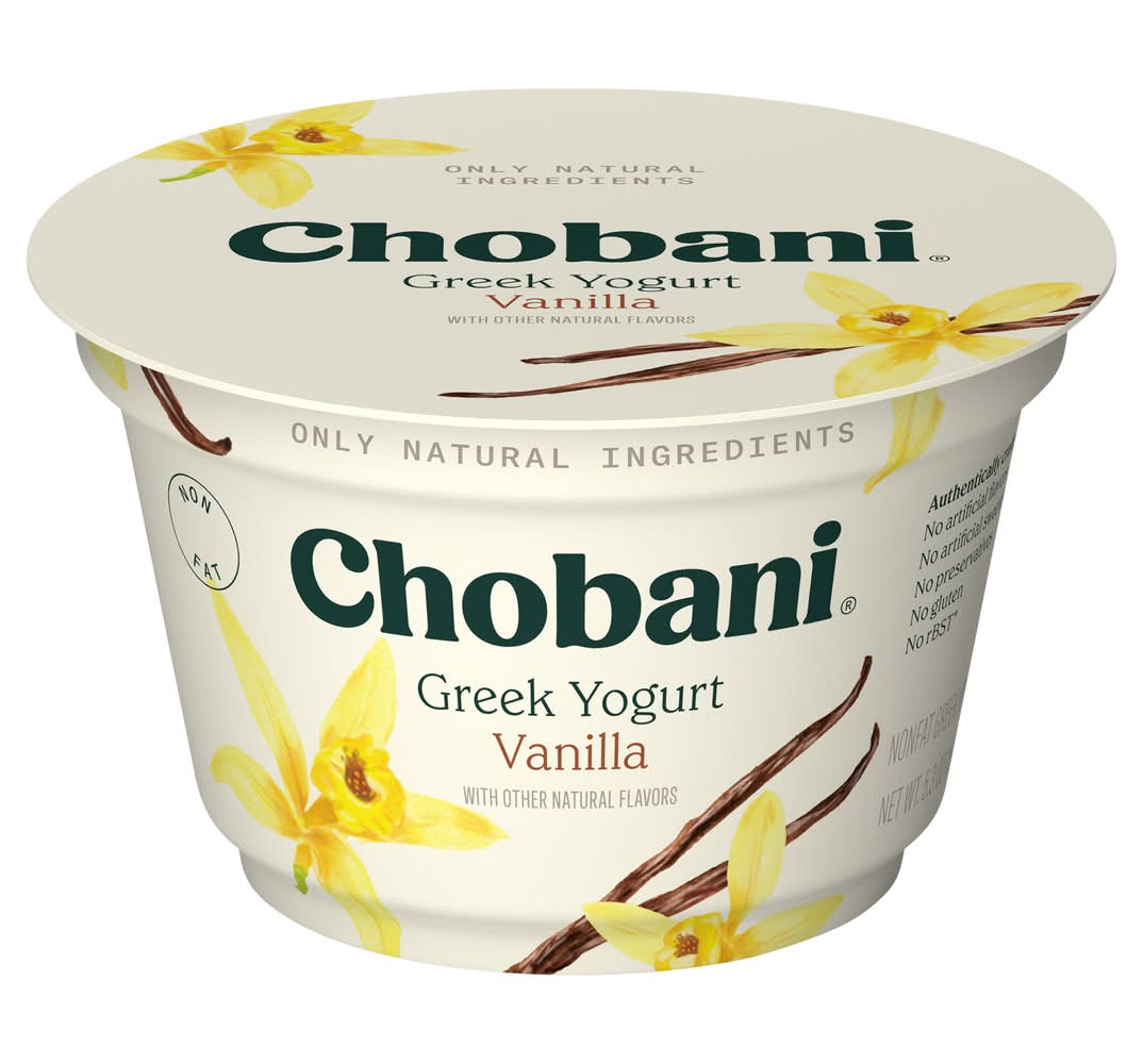Chobani Blended Greek Yogurt, Vanilla (5.3 oz)