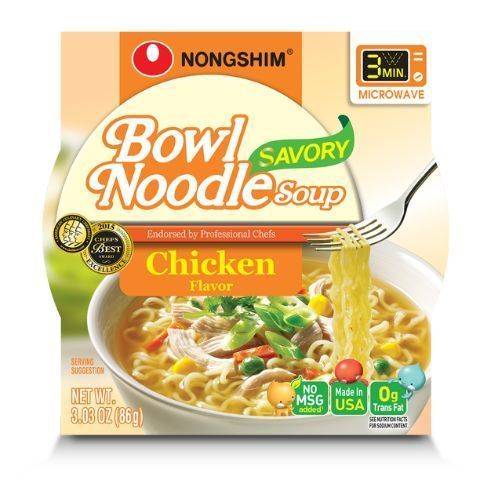 Nongshim Bowl Noodle Soup Chicken 3oz